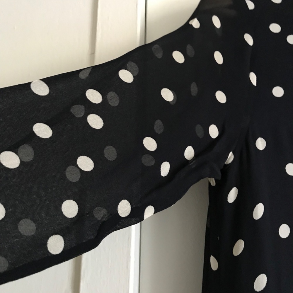 GANNI Polka Dot Mini Dress - Picture 3 of 8